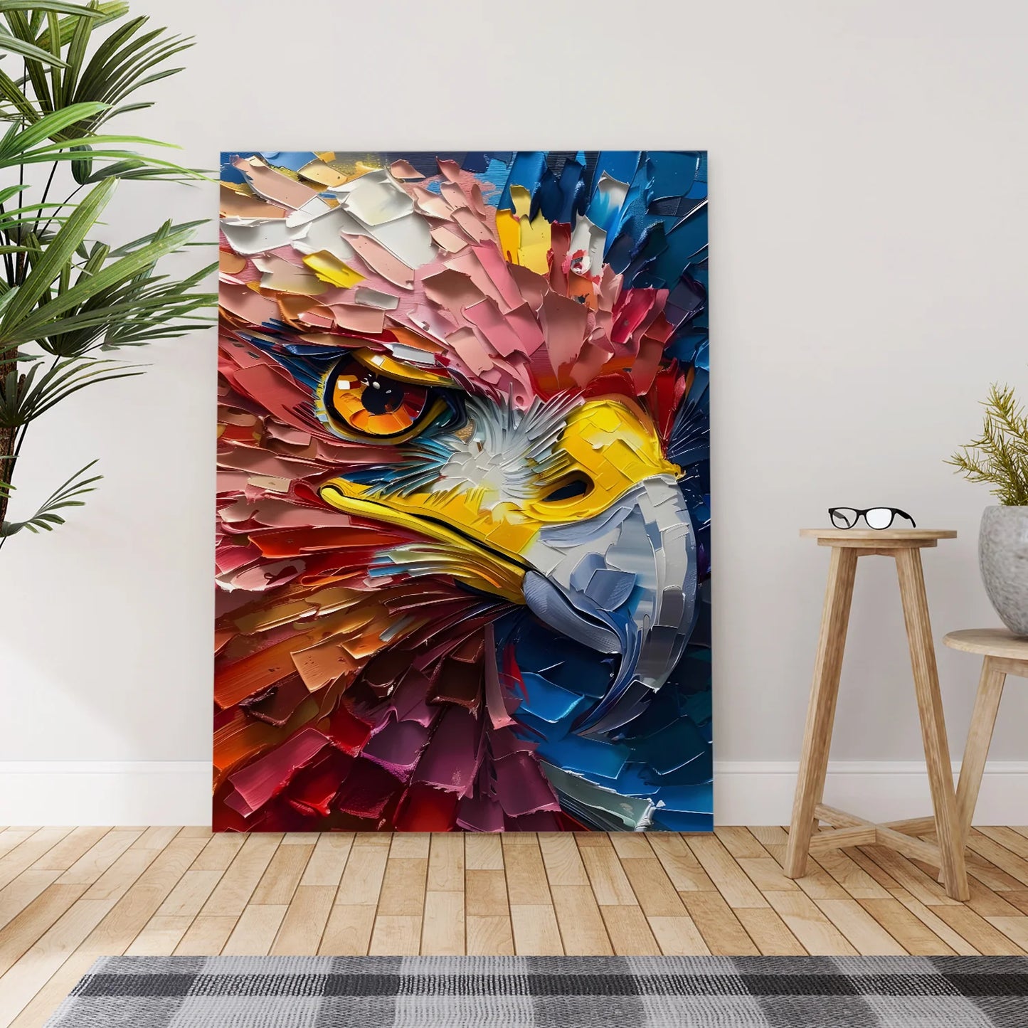 Eagle Canvas Wall Painting For Home And Office Decoration