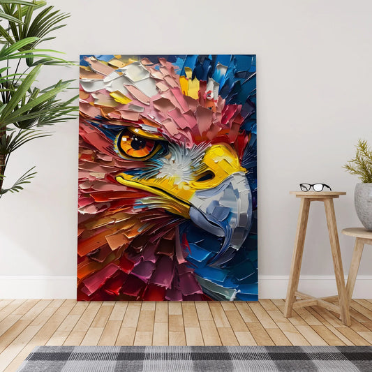 Eagle Canvas Wall Painting For Home And Office Decoration