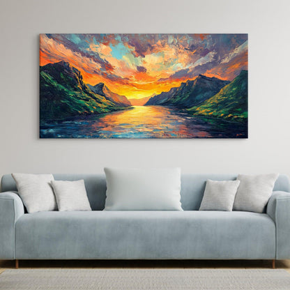 Sunrise Canvas Wall Painting
