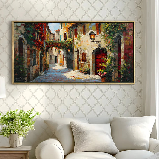 Vintage Canvas Wall Painting For Hotel Wall Decor