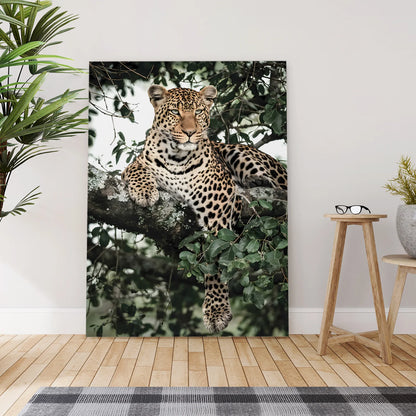 Leopard's Canvas Wall Art Wildlife Painting For Decoration