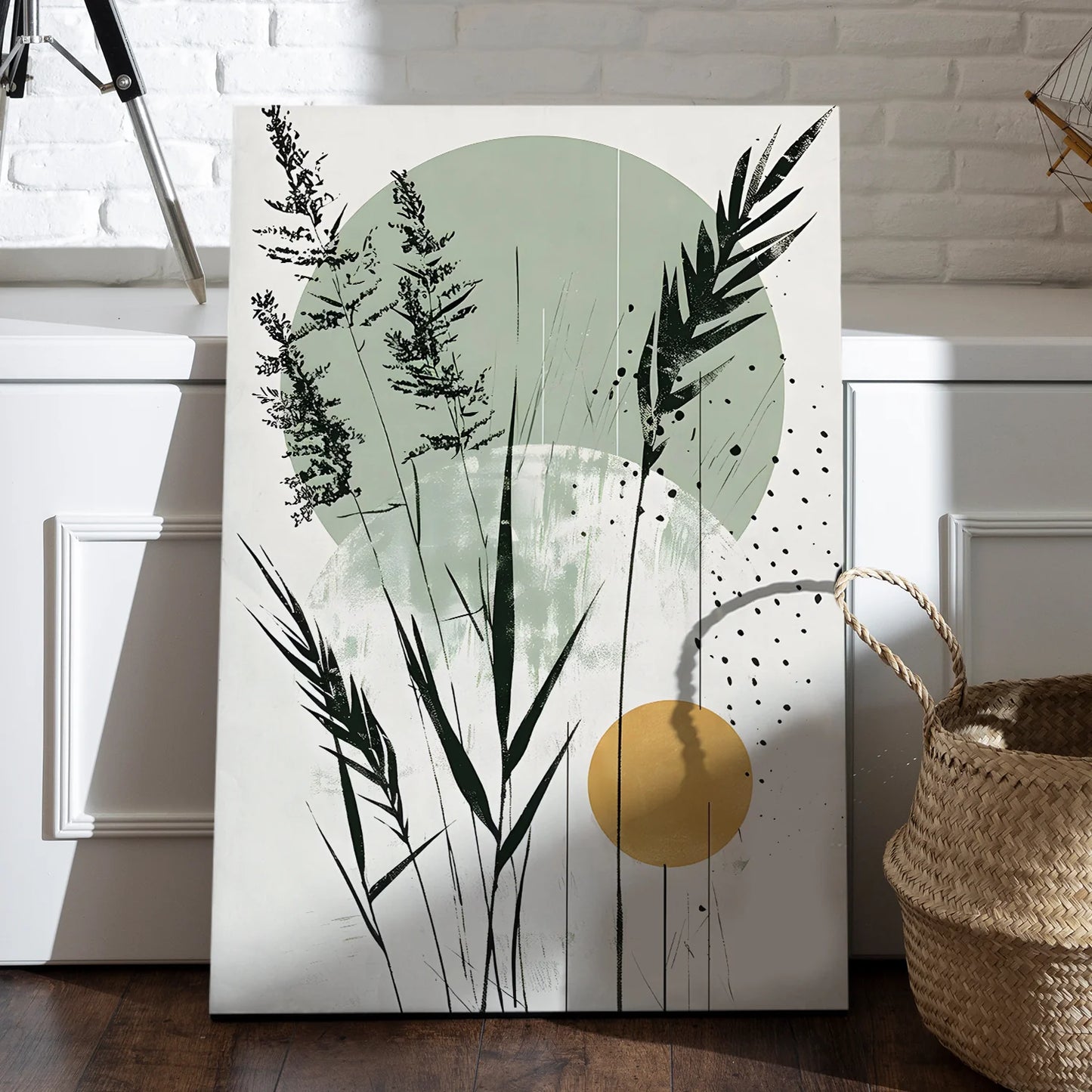 Minimal Canvas Boho Wall Art Painting