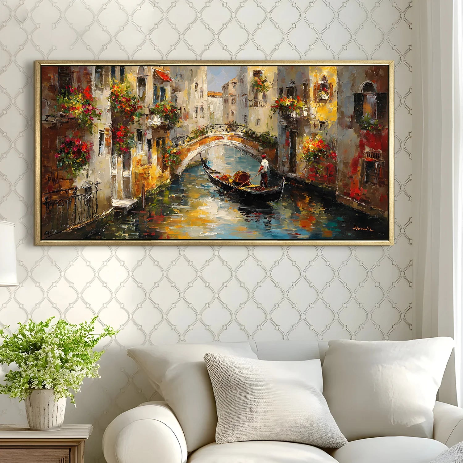 Vintage Canvas Wall Painting For Bedroom