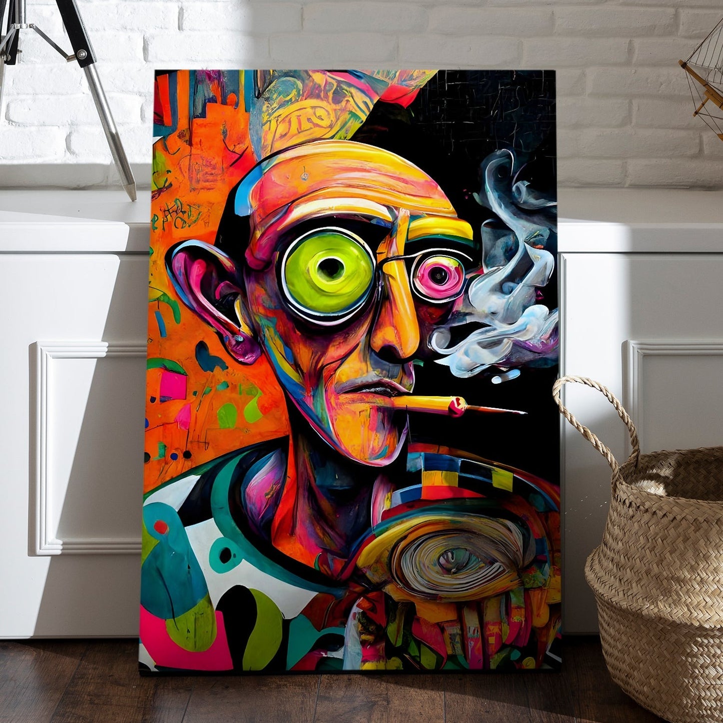 Pop Brainstorm canvas Wall Art Painting