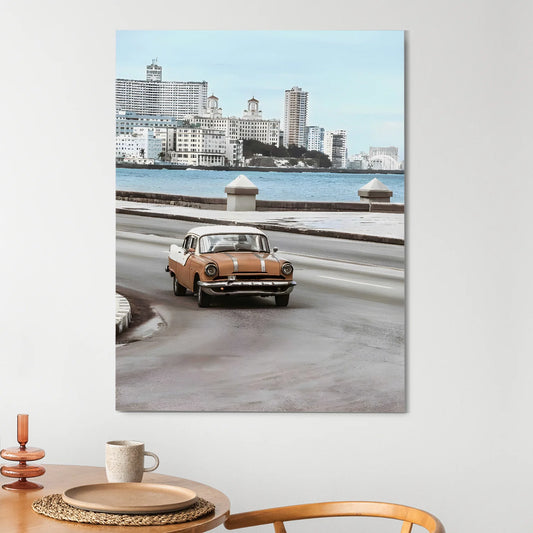 Classic Car Wall Art Painting For Hotel Decoration