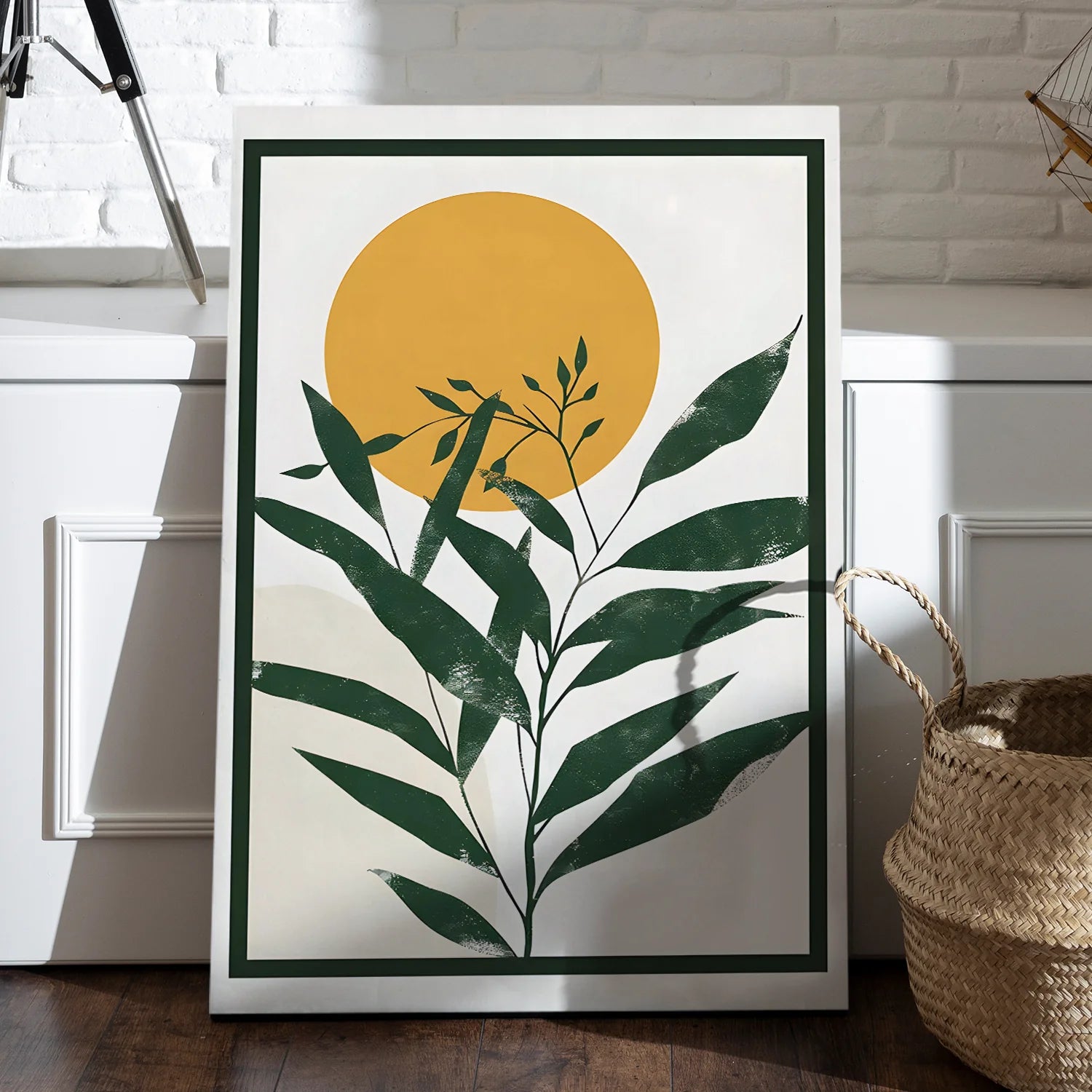 Minimal Canvas Boho Wall Art Painting