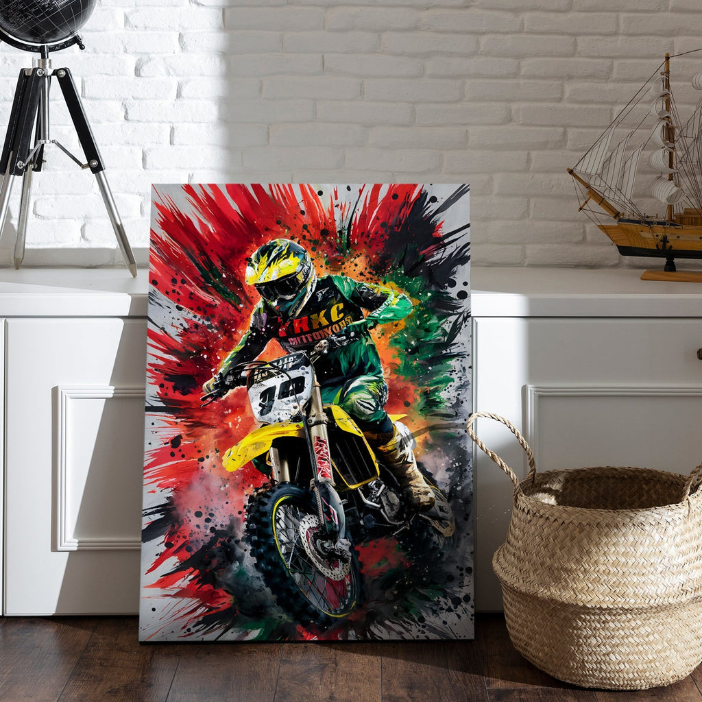 Speed Burst canvas Wall Art Painting