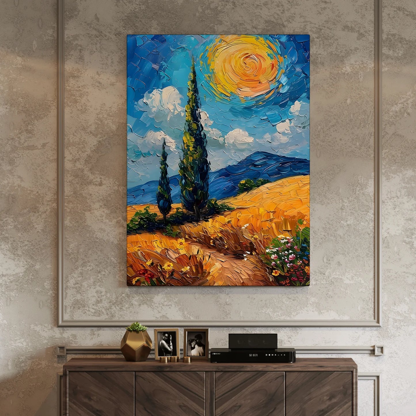 Fields Of Light Wall Art Painting