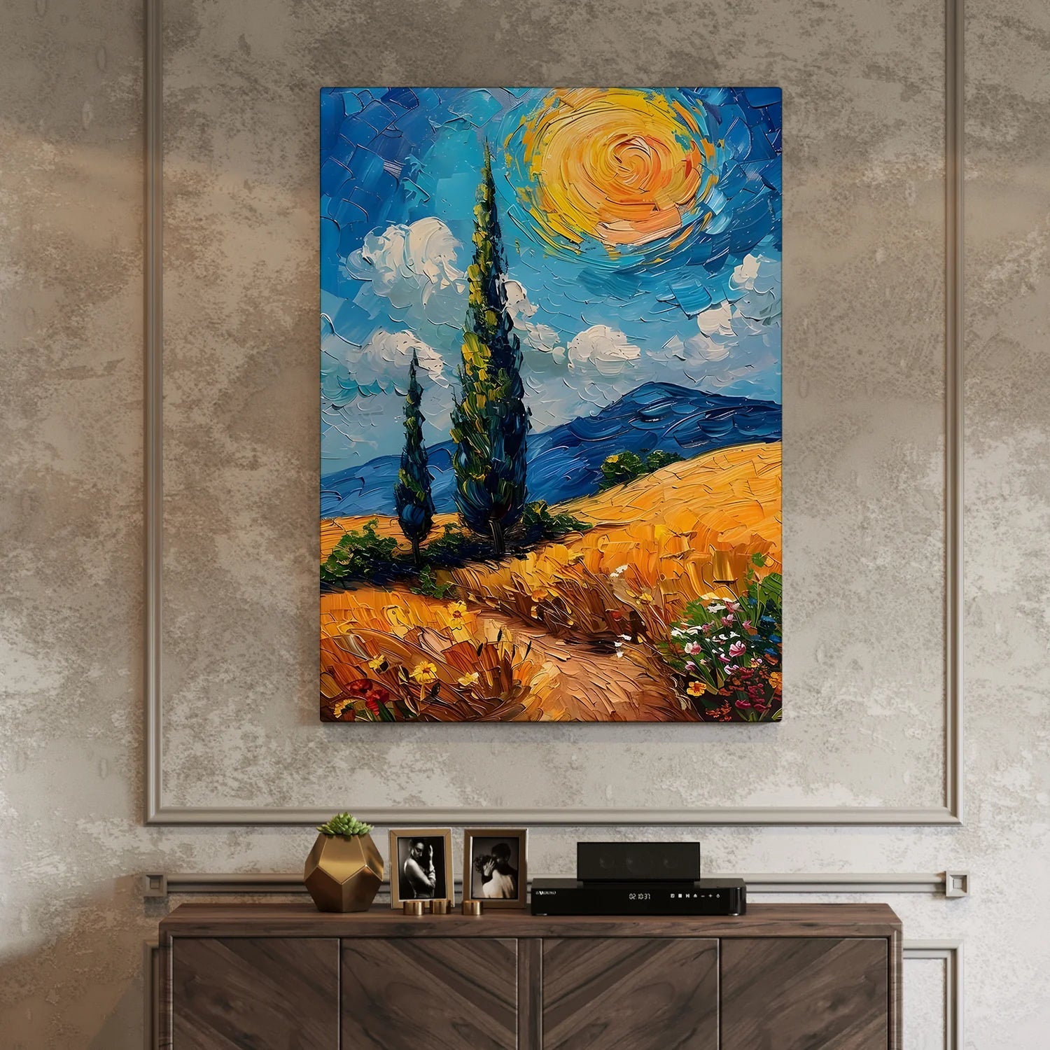 Fields Of Light Wall Art Painting