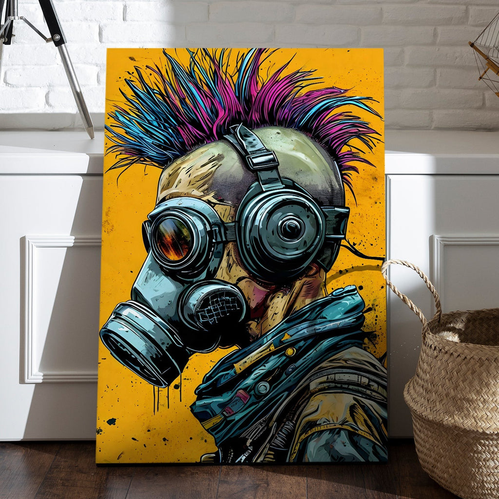Neon Resistance canvas Wall Art Painting