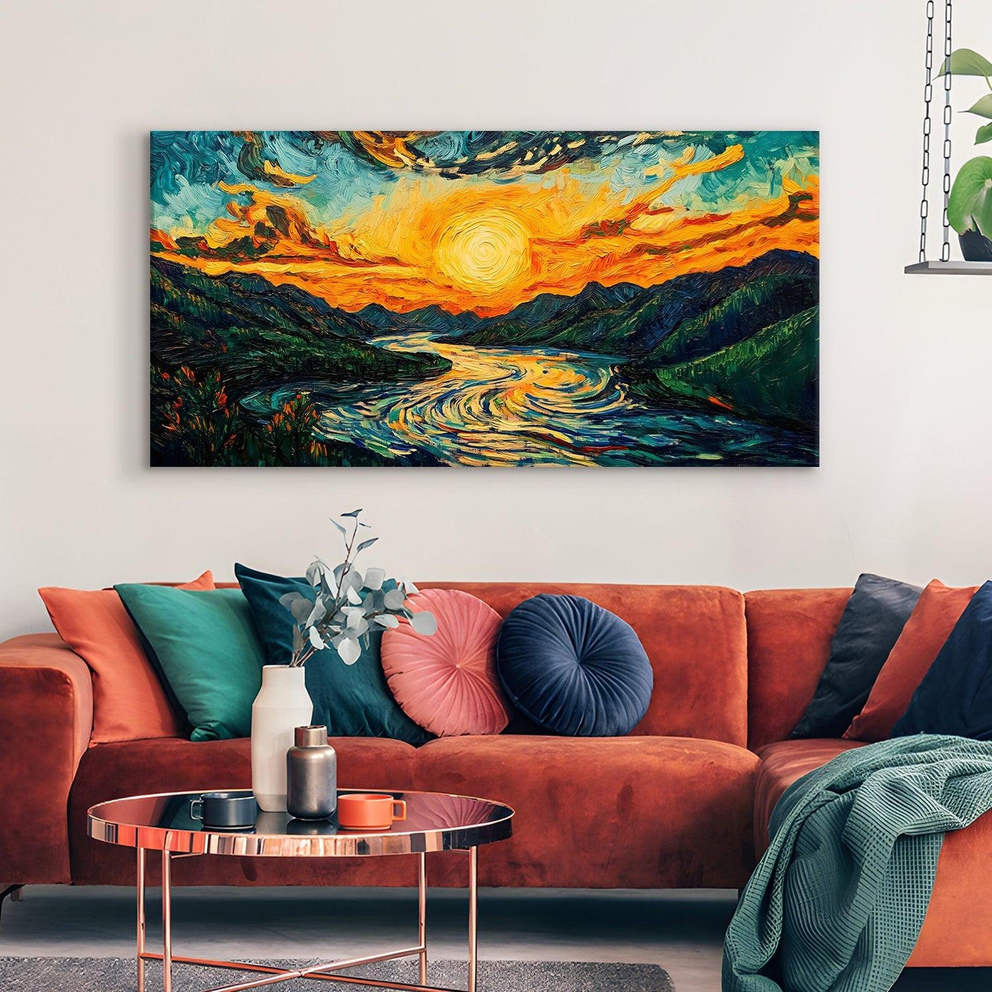 Sunrise Canvas Wall Painting 