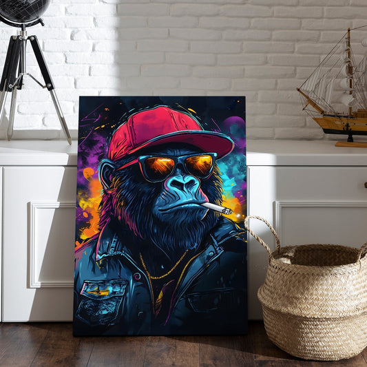 Hustler canvas wall art painting