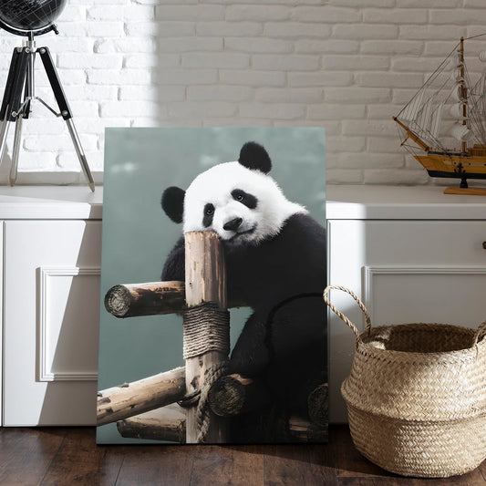 Panda Wildlife Canvas Wall Painting For Home Decor