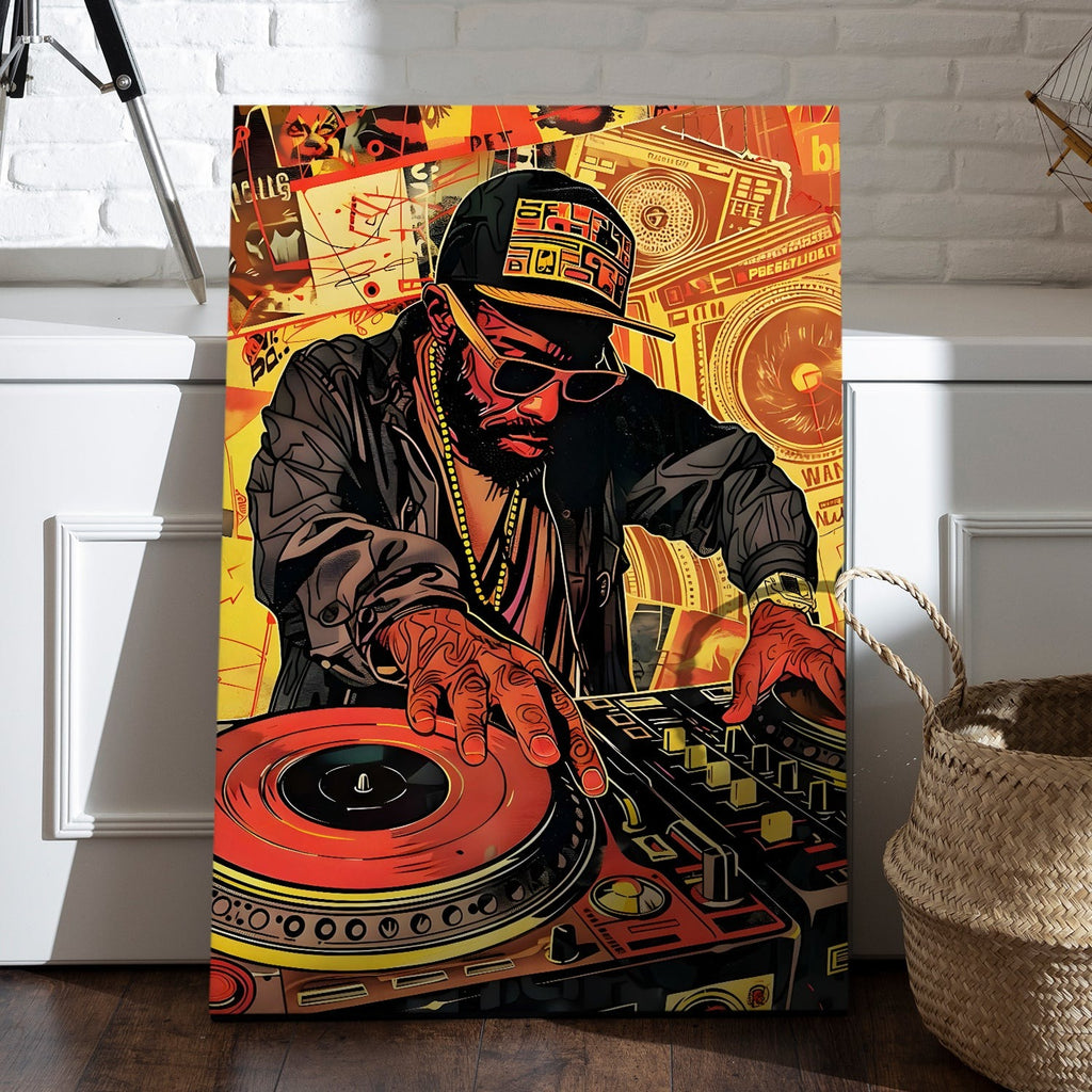 Hip-Hop Frequencies canvas wall art painting