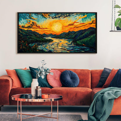 Sunrise Canvas Wall Painting 
