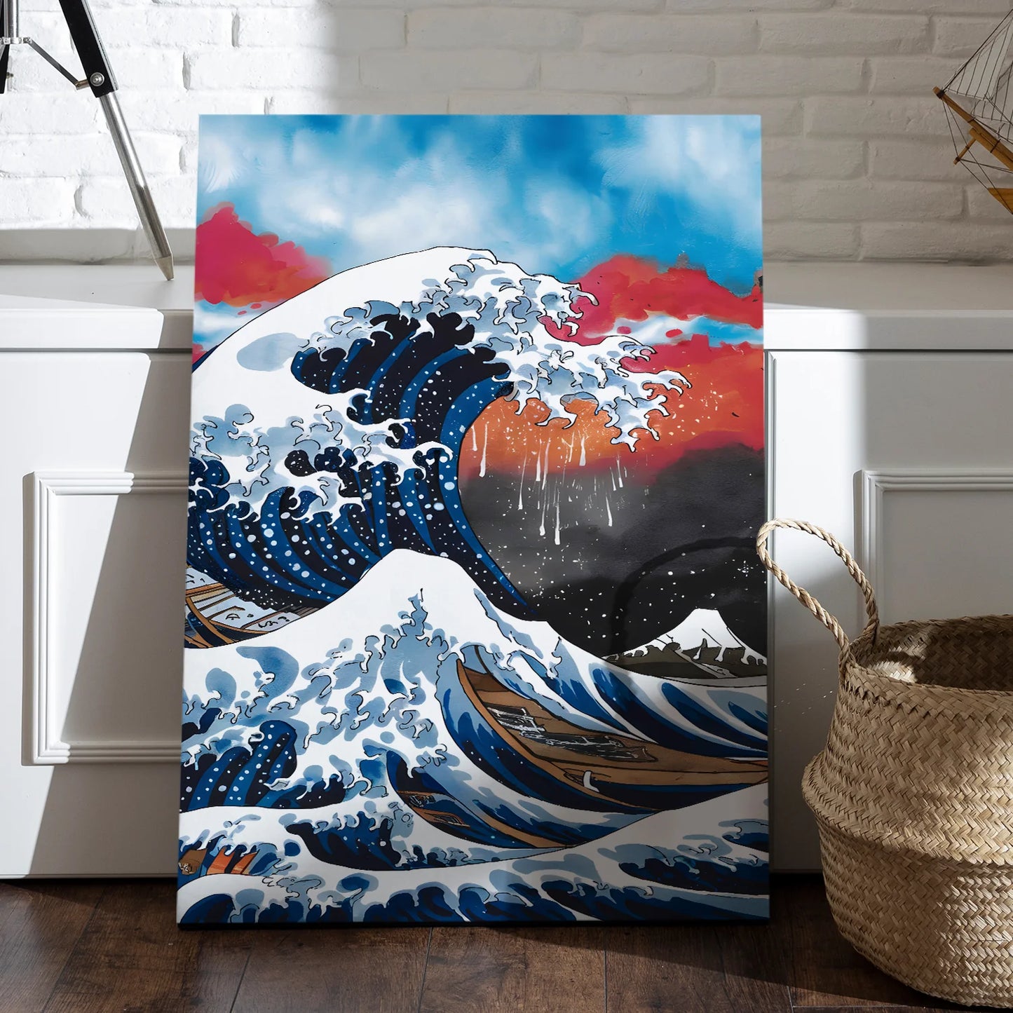 The Wave Canvas Wall Painting 