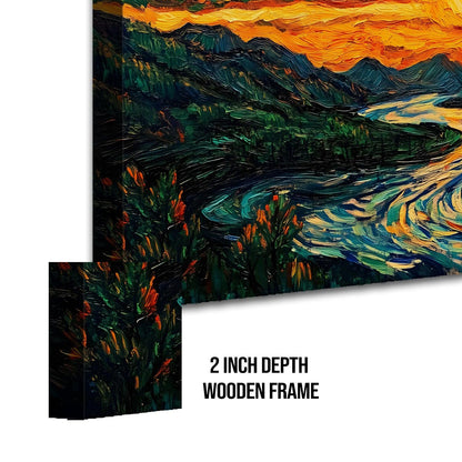 Sunrise Canvas Wall Painting 