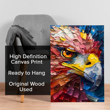 Eagle Canvas Wall Painting For Home And Office Decoration
