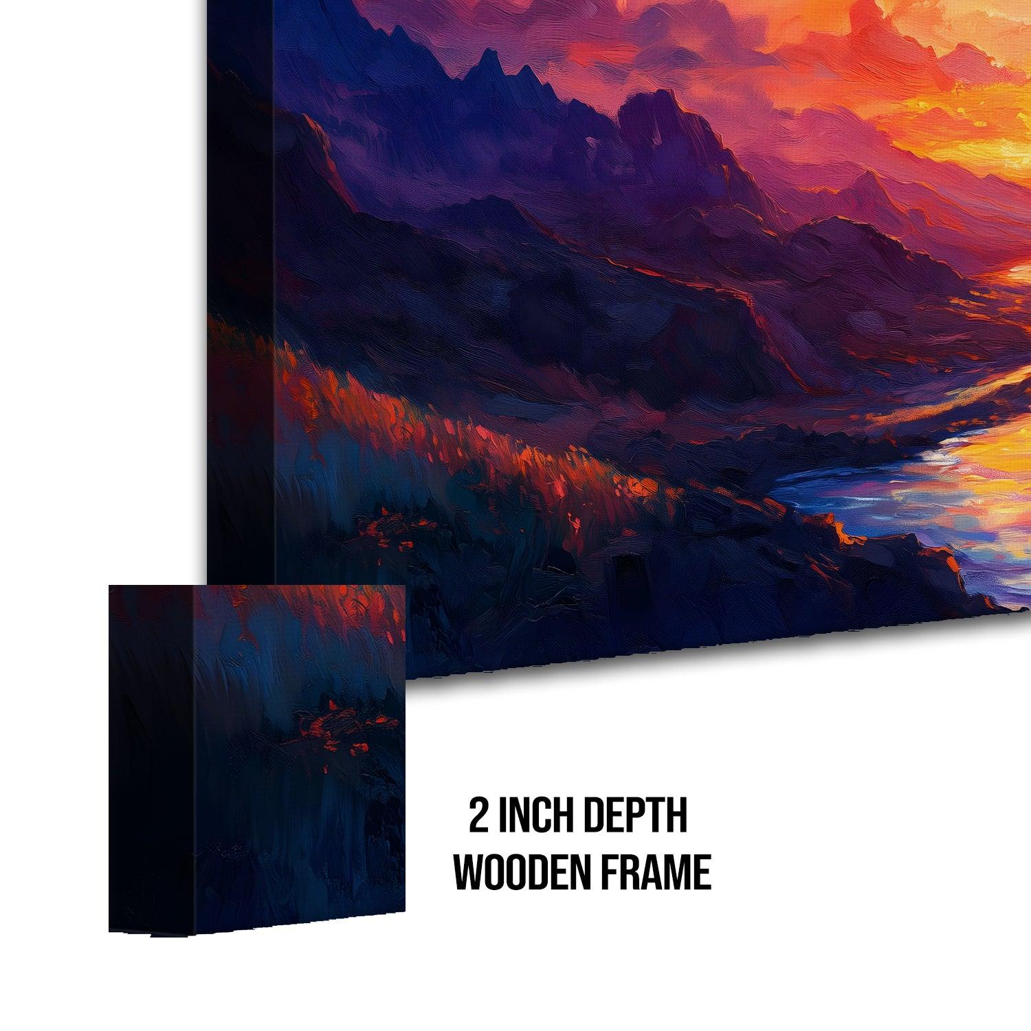 Sunrise Canvas Wall Painting 