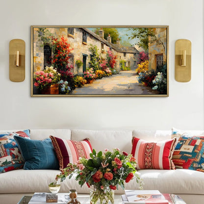 Vintage Forest Canvas Wall Painting For Hotel Room And Restaurant