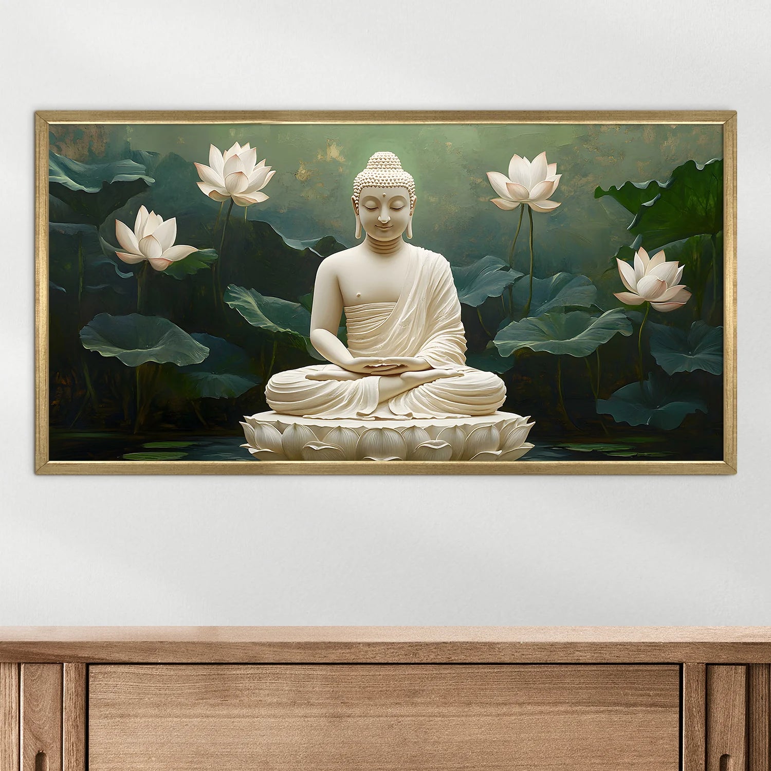 Buddha Canvas Wall Art For Room Decoration
