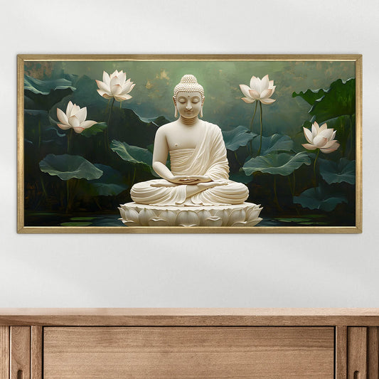 Buddha Canvas Wall Art For Room Decoration