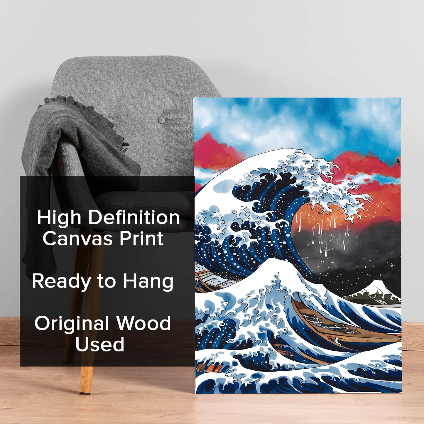 The Wave Canvas Wall Painting 