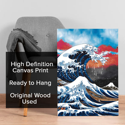 The Wave Canvas Wall Painting 