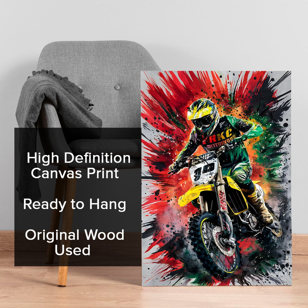 Speed Burst canvas Wall Art Painting