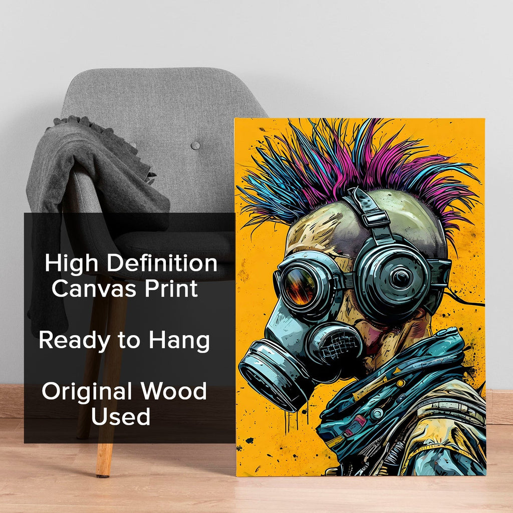 Neon Resistance canvas Wall Art Painting