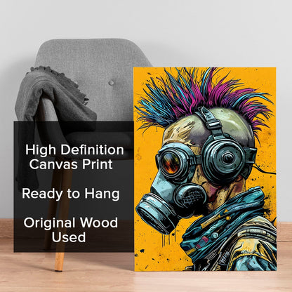 Neon Resistance canvas Wall Art Painting
