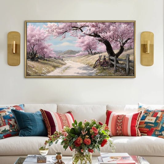 Vintage Canvas Wall Painting For Hotel & Restaurant Wall Decor