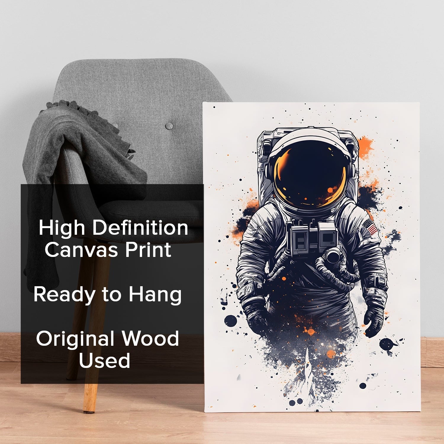 Adrift in the Cosmos canvas wall art painting