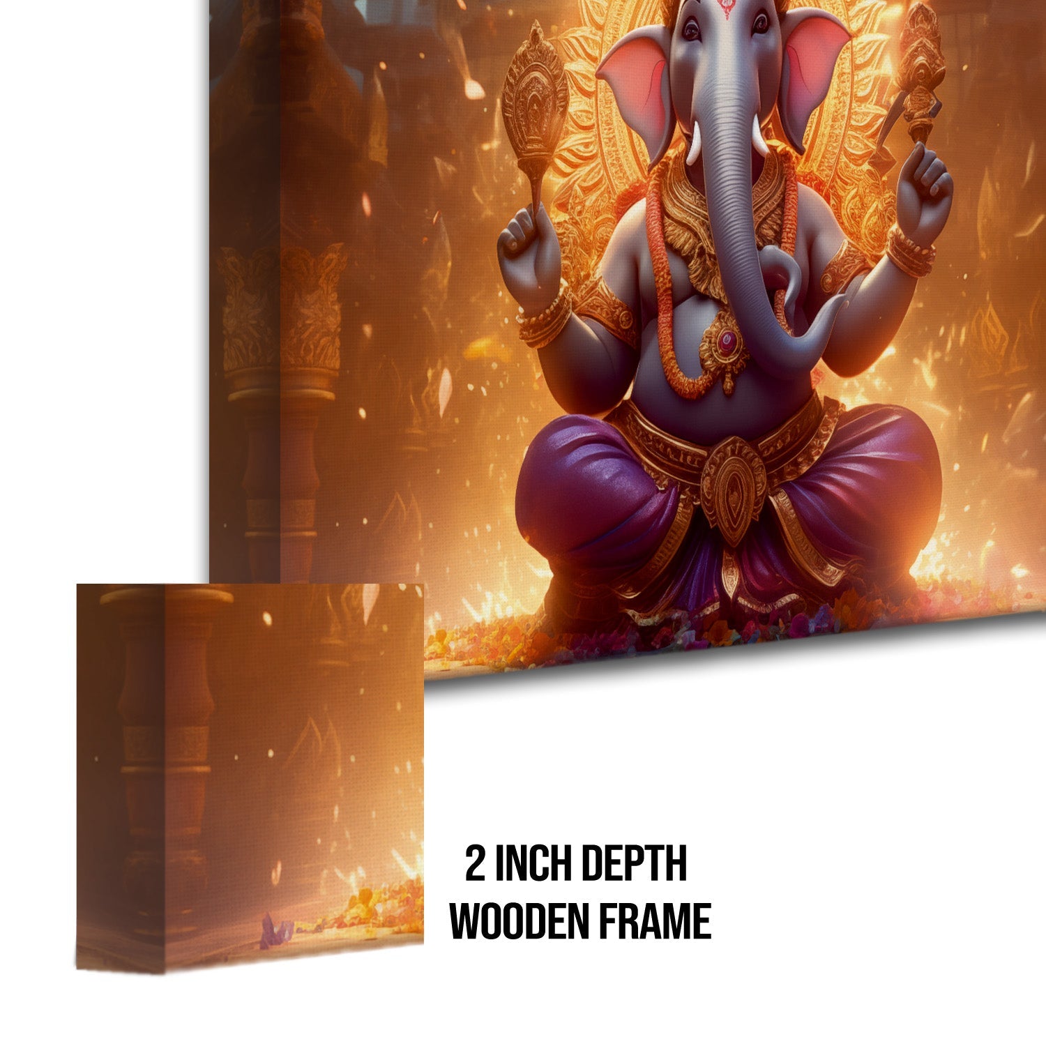 Lord Ganesha Canvas Wall Art Painting