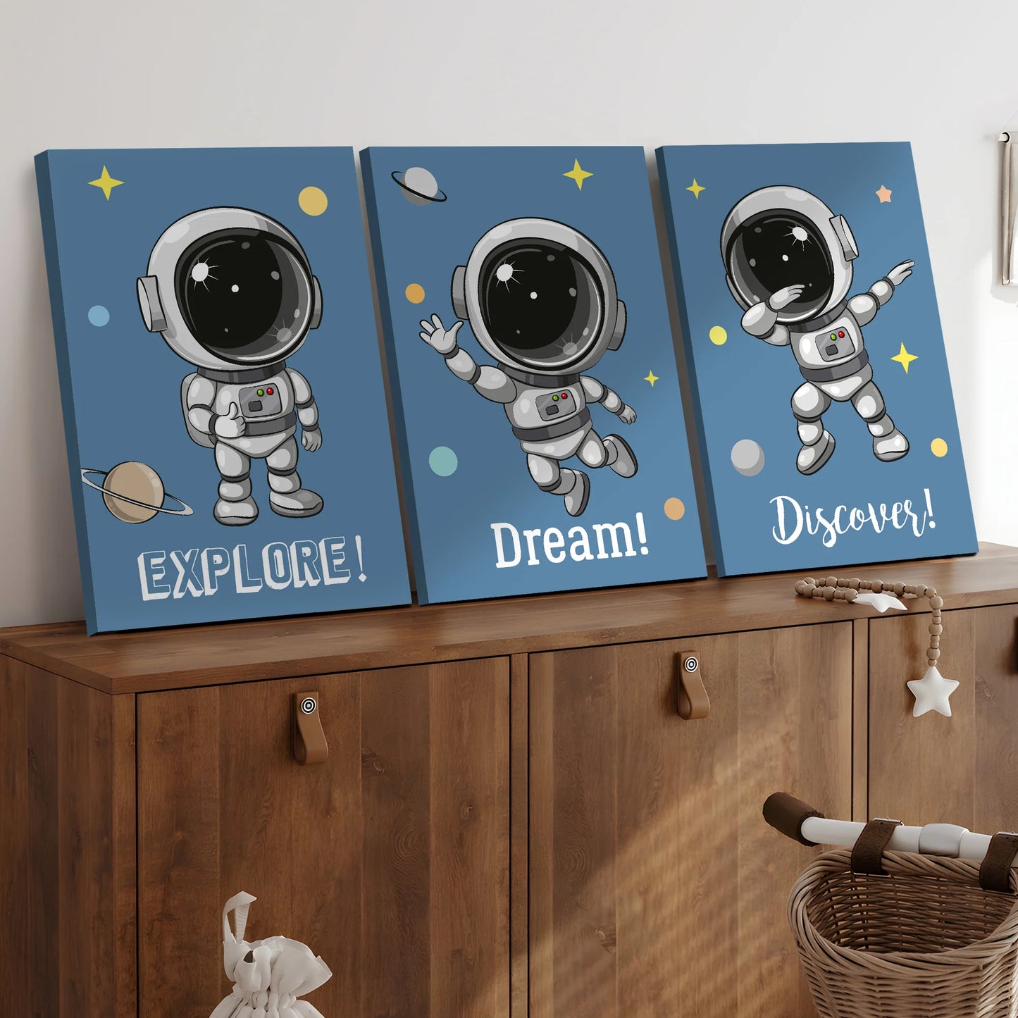 Astronaut Canvas Wall Painting for Modern Home and Office Decor