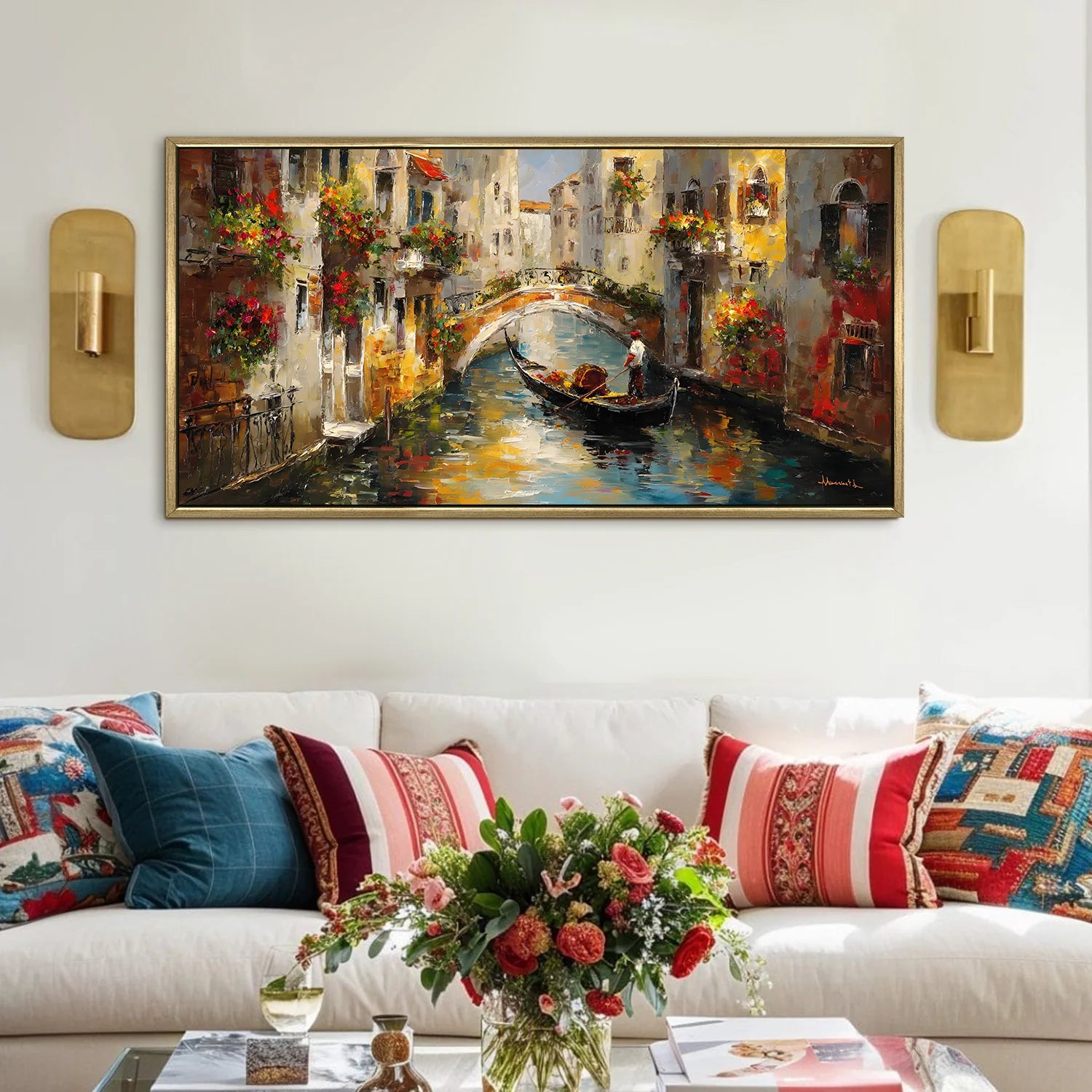 Vintage Canvas Wall Painting For Bedroom