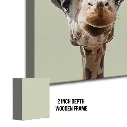 Giraffe Wildlife Canvas Wall Painting