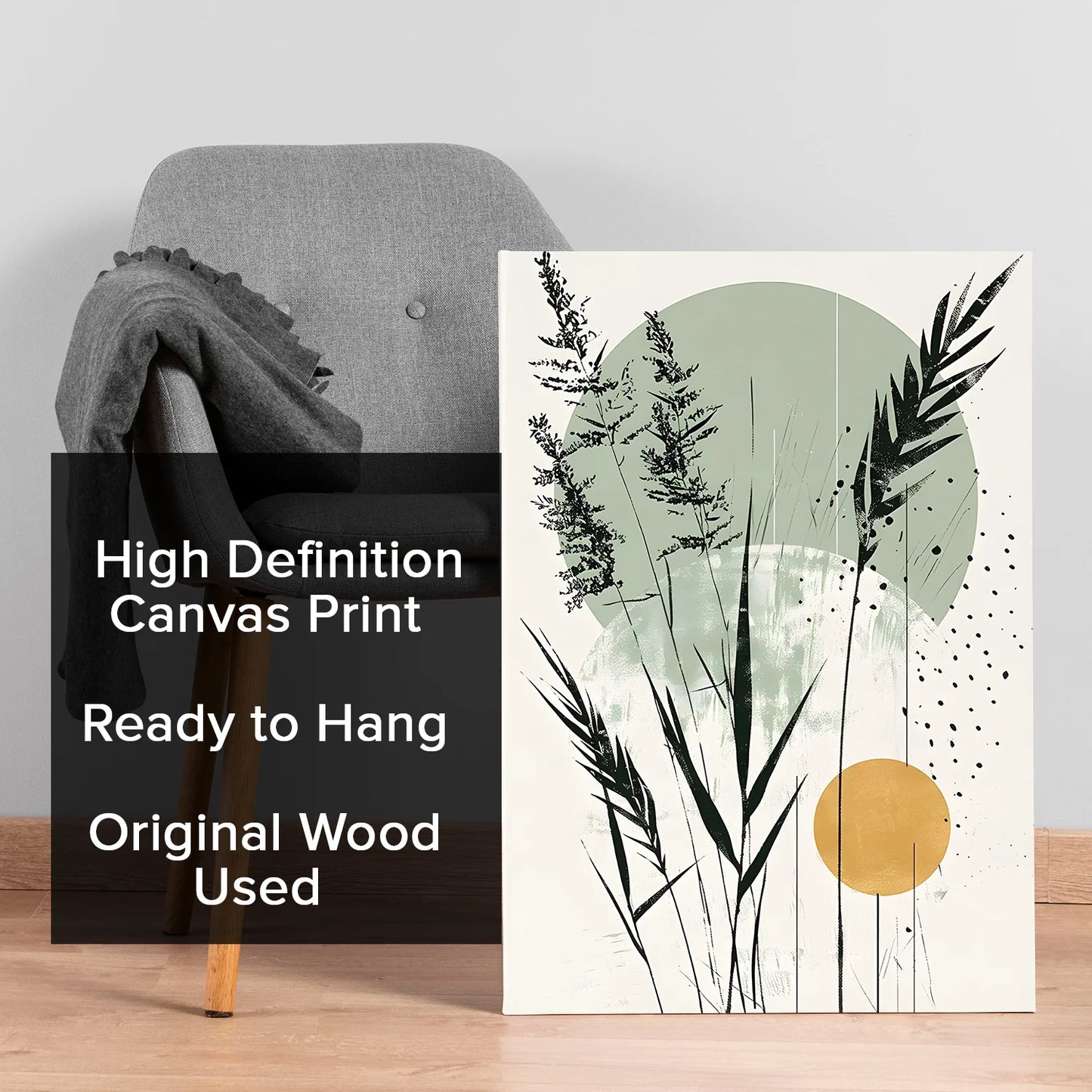 Minimal Canvas Boho Wall Art Painting