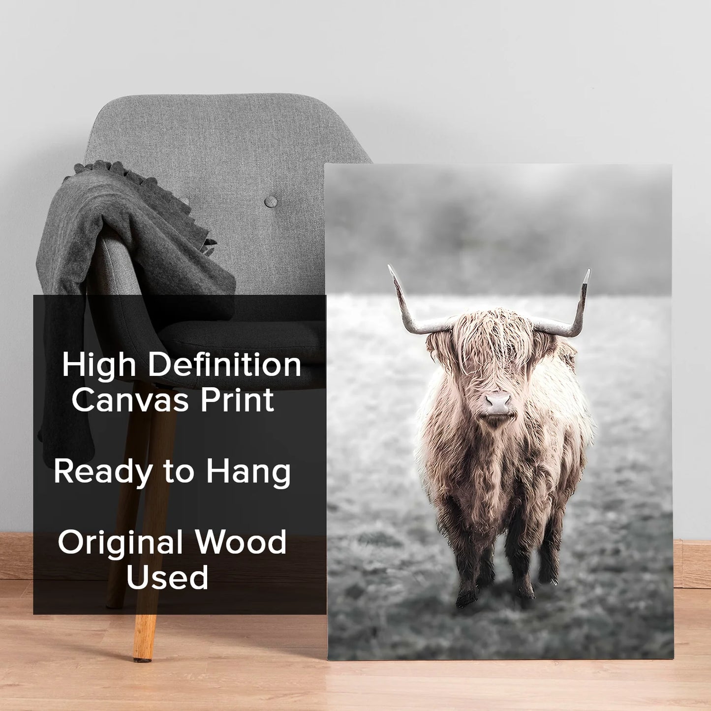 Yak Canvas Wall Art For Home Decoration