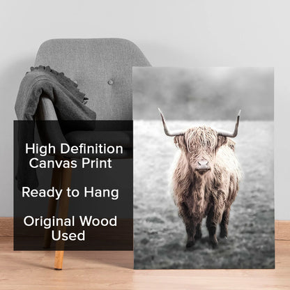 Yak Canvas Wall Art For Home Decoration