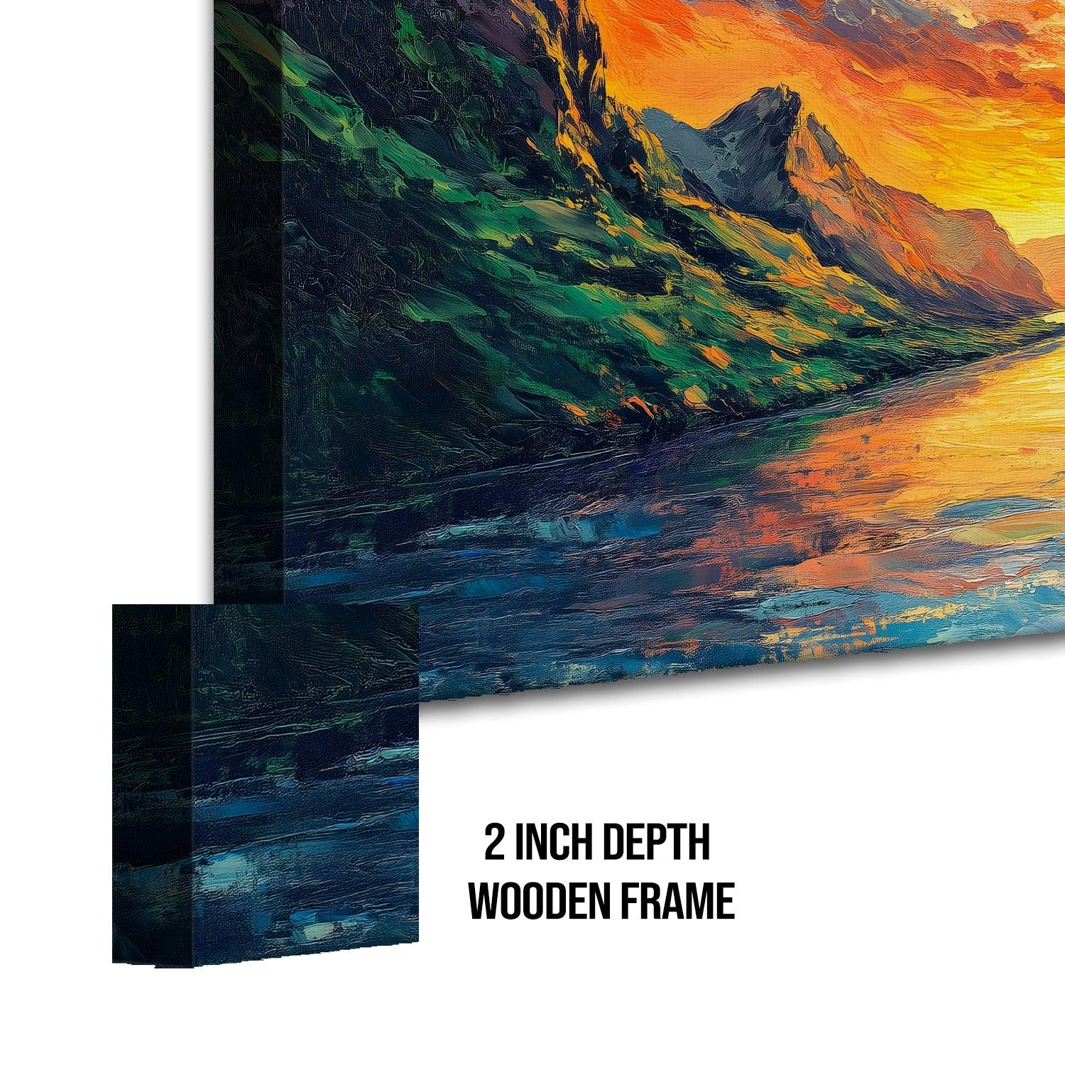 Sunrise Canvas Wall Painting