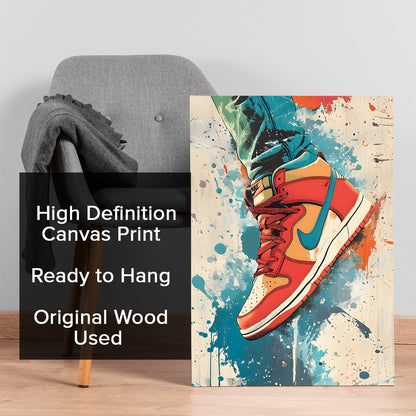 Graffiti Sole canvas Wall Art Painting