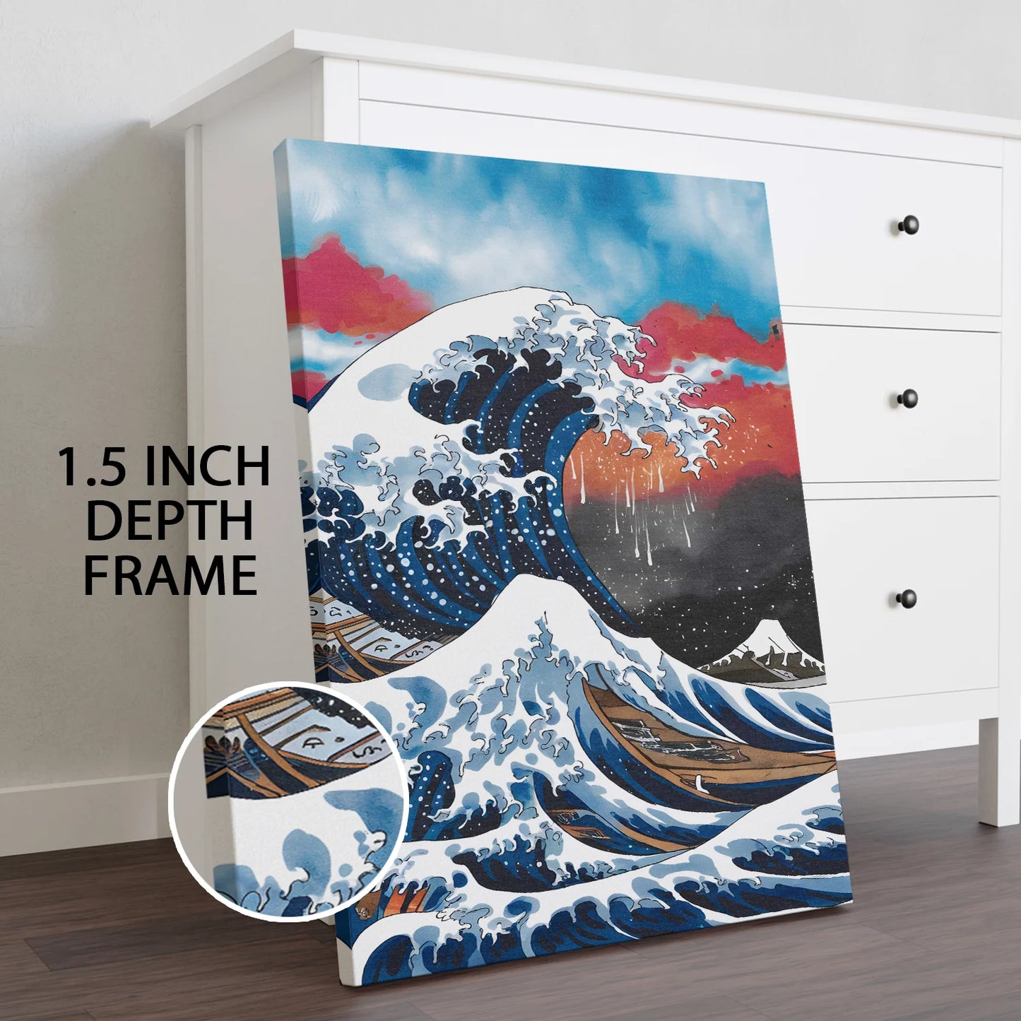 The Wave Canvas Wall Painting 