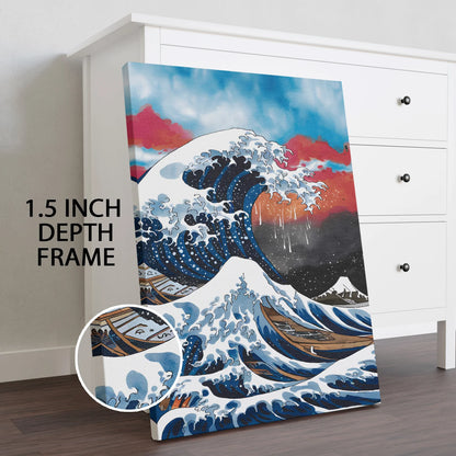 The Wave Canvas Wall Painting 