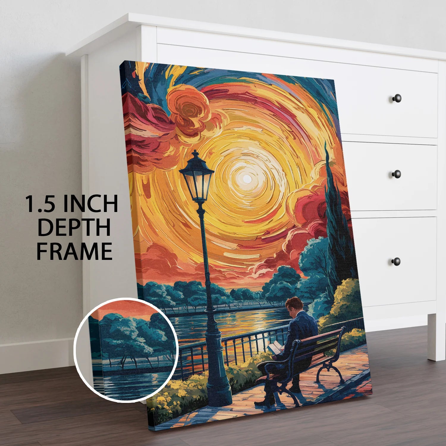 Whirlwind of Thought Canvas Wall Painting