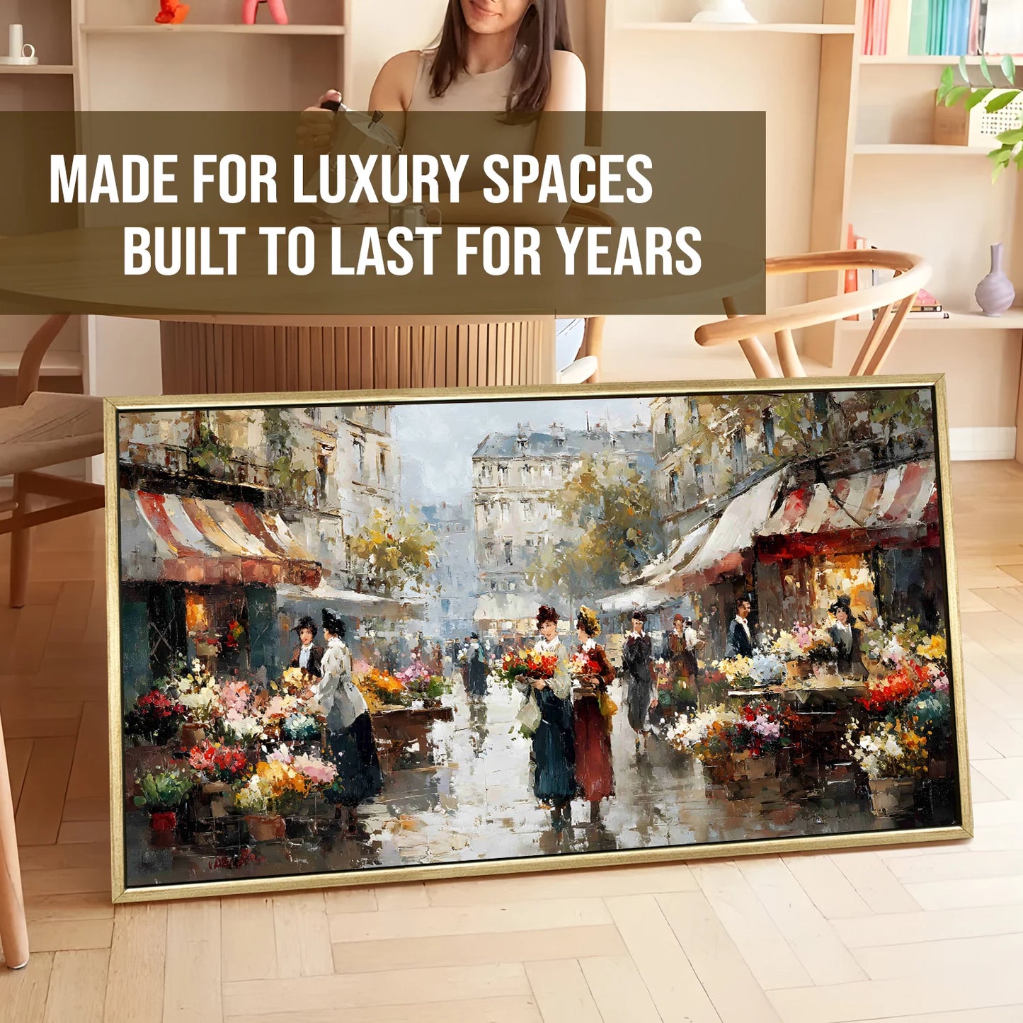 Vintage Canvas Wall Painting For Hotel