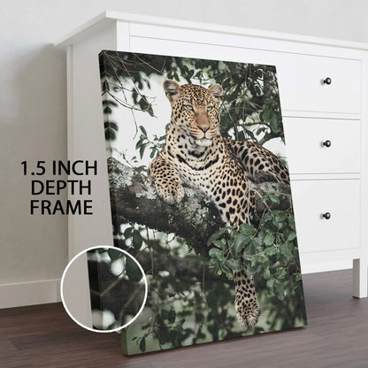 Leopard's Canvas Wall Art Wildlife Painting For Decoration