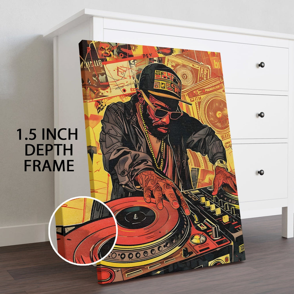 Hip-Hop Frequencies Wall Art Painting For Office