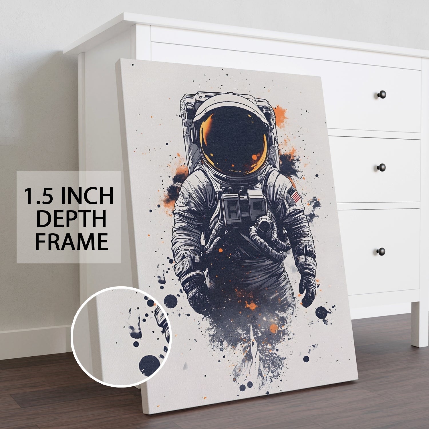 Adrift in the Cosmos Wall Art Painting For Hang