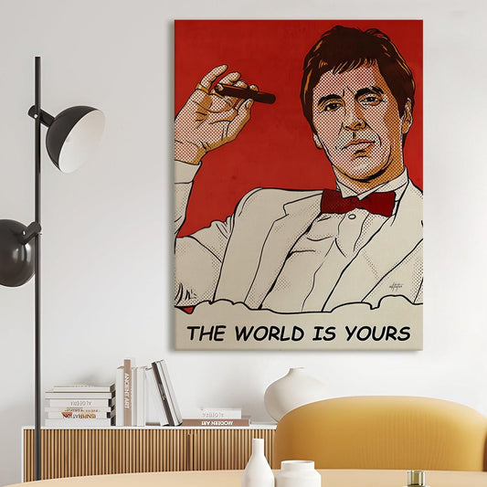 Tony's World canvas wall art painting